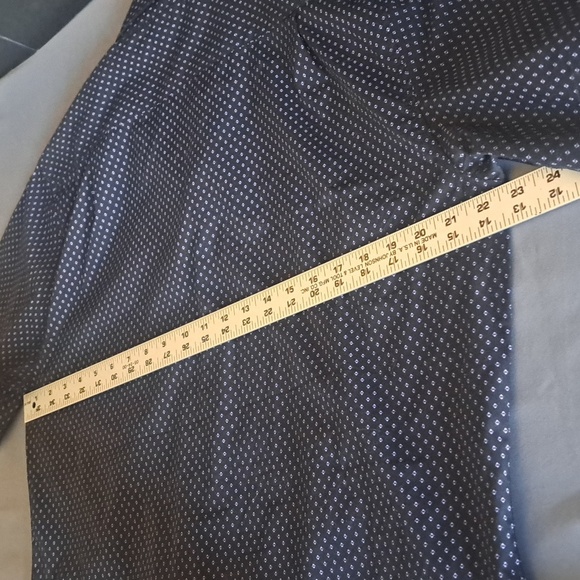 Beverly Hills Polo Club Shirt Adult Large Black Purple Geometric Camp Collared - Picture 5 of 5